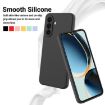 Samsung Galaxy A17 4G Black Liquid Silicone Dropproof Phone Case - 3