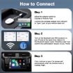 USB + USB-C Wired to Wireless Carplay/Android Auto Adapter - White - 7