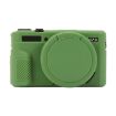 Canon PowerShot G7 X Mark II/G7X2 Green Silicone Case with Lens Cover - 1