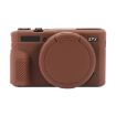 Canon PowerShot G7 X Mark II Silicone Case with Lens Cover - Coffee - 1