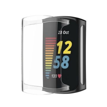 Fitbit Charge 6/5 TPU Electroplated Transparent White Protective Case - 1