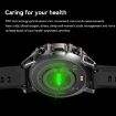 AK56 IP67 BT5.1 Smart Watch 1.43" Voice Call Health Monitor Silver Strap - 9