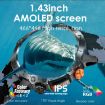 K59 IP67 BT5.0 Smart Watch 1.43" Voice Call/Sleep Detection Camo Green - 8