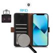 Xiaomi 14 Ultra Magnetic Leather RFID Phone Case - Black - 5