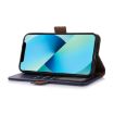 Xiaomi 14 Ultra Blue Leather RFID Phone Case - Magnetic Crazy Horse Texture - 7