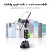 23cm Single Suction Cup Pea Clamp Arm with Elastic Phone Holder - 5