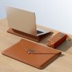 13/14 Inch Brown Laptop Sleeve & Accessories Bag - Envelope Holder - 2