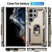 Samsung Galaxy S24 Ultra 5G Shockproof Gold TPU + PC Phone Case - 2