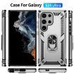 Samsung Galaxy S24 Ultra 5G Shockproof Silver TPU + PC Phone Case - 2