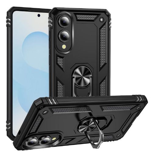 Samsung Galaxy S25 Edge 5G Shockproof TPU + PC Case - Black - 1