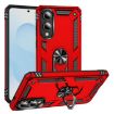 Samsung Galaxy S25 Edge 5G Shockproof Red TPU + PC Phone Case - 1