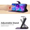 OPPO A5x 4G/5G Global Rhombic Grid Leather Phone Case - Purple - 4