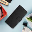 OPPO A5x 4G/5G Global Leather Phone Case - Rhombic Grid Texture Black - 2