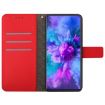 OPPO A5 5G Red Leather Phone Case - Rhombic Grid Texture Global - 3