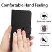 OPPO A5 5G Black Leather Phone Case - Rhombic Grid Texture, Global - 5