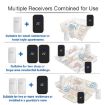 Wireless Doorbell with Temperature Display & Remote Control, EU Plug - 9