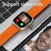 GS37 Smart Watch Phone, 1.95" Screen, 1GB+16GB, Android 9.0, 4G, Orange Gold - 9