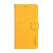 Ulefone Note 8P Yellow Leather Case with Holder, Card Slots & Wallet - 2