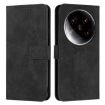 Xiaomi 14 Ultra Heart Embossed Leather Case with Lanyard - Black - 1
