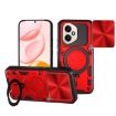 For Honor 400 Global Red CD Texture Sliding Camshield Phone Case - 1