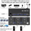8K 30Hz USB3.0 Triple Monitor KVM Switch - KC-KVM203DH, US Plug - 6