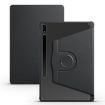 Samsung Galaxy Tab S10+/S9+ 360 Rotation Leather Case - Black - 1