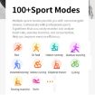 AK58 Smart Watch, 1.96" Screen, Steel Band, Health & 100+ Sports Modes - 9