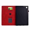Samsung Galaxy Tab A8 2022 SM-X200 Red Rhombus TPU Leather Case - 4