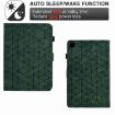 Samsung Galaxy Tab A7 10.4 2020 T500 Green Rhombus TPU Leather Case - 5