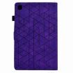 Samsung Galaxy Tab A7 10.4 2020 T500 Purple Rhombus TPU Leather Case - 3