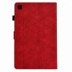 Samsung Galaxy Tab A7 10.4 2020 T500 Red Rhombus TPU Leather Case - 3