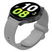 Universal 18mm Grey Silicone Watch Band with Reverse Buckle - 1
