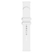 Universal 18mm White Silicone Watch Band with Reverse Buckle - 2