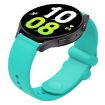 Teal 18mm Universal Silicone Watch Band with Reverse Buckle - 1