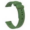 Universal 18mm Green Silicone Watch Band with Reverse Buckle - 3