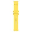 Universal 22mm Yellow Silicone Watch Band with Reverse Buckle - 2