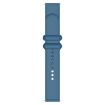 Universal 22mm Blue Silicone Watch Band with Reverse Buckle - 2