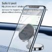 Magnetic Alloy Foldable Car Dashboard Phone Holder Silver - ZF016 - 6
