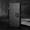 OPPO Reno14 Pro Global Leather Phone Case - Honeycomb Dot Texture Black - 2