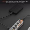 SW4U-A 5 in 1 USB to Type-C + 4 USB3.0 HUB Docking Station - Grey - 6