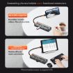SW4U-A 5 in 1 USB to Type-C + 4 USB3.0 HUB Docking Station - Grey - 7
