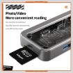 SW8V 8-in-1 Type-C Hub: USB, HDMI, RJ45, SD/TF Docking Station (Grey) - 5
