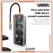 SW10V 10-in-1 Type-C Hub: USB, HDMI, VGA, RJ45, SD/TF, Audio 3.5 Dock - 5