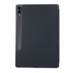 Samsung Galaxy Tab S9+/S10+ Dark Blue TPU Leather Case with Pen Slot - 3