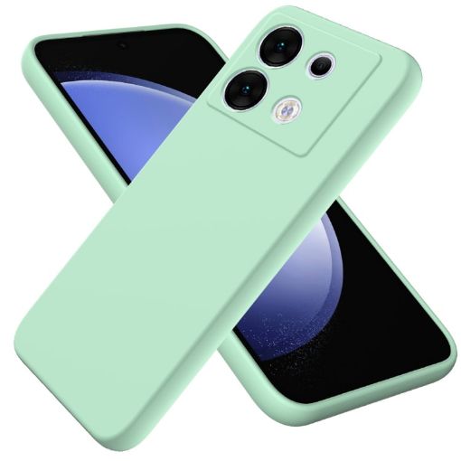 Infinix Zero 30 5G Green Liquid Silicone Dropproof Full Coverage Case - 1
