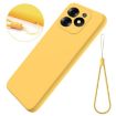 Infinix Hot 40i Yellow Liquid Silicone Dropproof Phone Case Full Coverage - 2