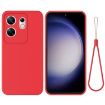Infinix Zero 30 4G Red Liquid Silicone Dropproof Full Coverage Case - 1