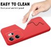 Infinix Zero 30 4G Red Liquid Silicone Dropproof Full Coverage Case - 5