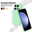 Infinix Note 40 4G Green Liquid Silicone Dropproof Full Coverage Case - 4
