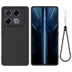 Infinix GT 20 Pro Black Liquid Silicone Dropproof Full Coverage Case - 1